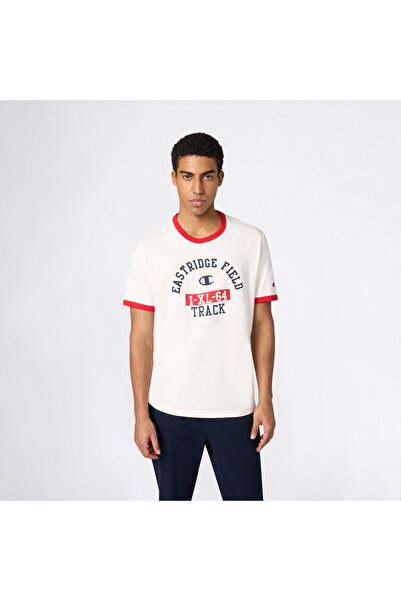 Champion Ringer Men's White T-Shirt