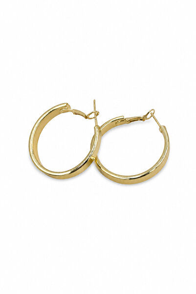 Jack Ferrero Yellow Color Medium Size Hoop Earrings Women's Stylish and Moder...