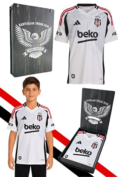 Beşiktaş Adidas Bjk White Children's Jersey Bjk 3 Jsy with Laser Box Gift