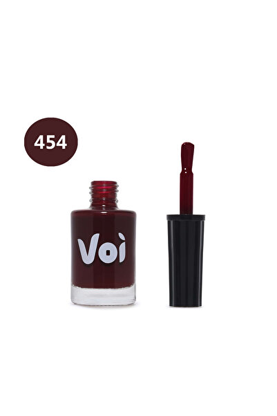 VOI Nail Polish No. 454 - Blackened cherry