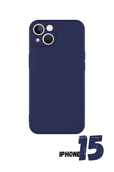PSGT iPhone 15 Silikon Kılıf Kamera Korumalı Kapak