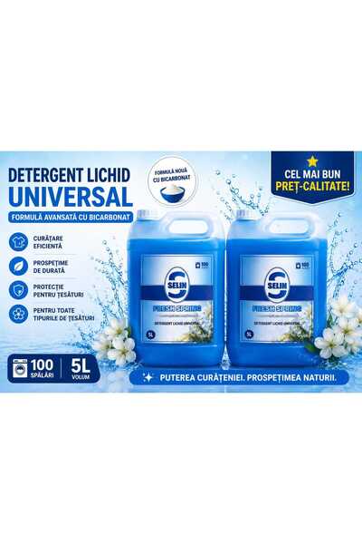 Selin.RO DETERGENT LICHID SPRING X2 SELIN
