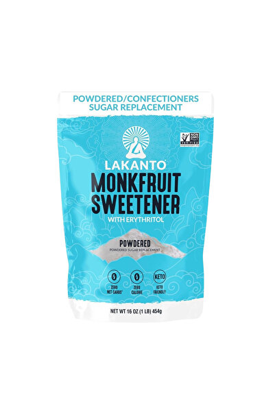 Lakanto Monkfruit Sweetener Powdered 1X 16 OZ 1 LB