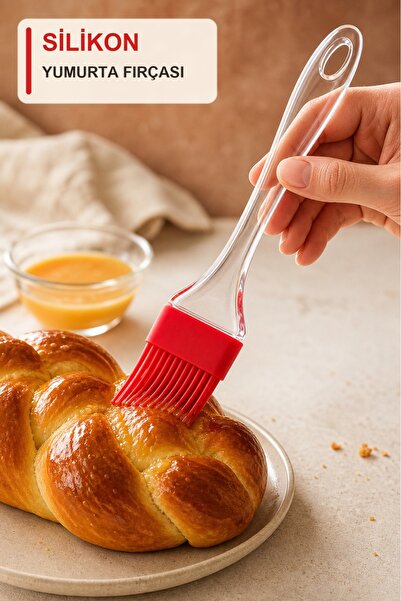 Ezupack Silicone Basting Sauce Egg Pastry Dough Brush Acrylic Handle
