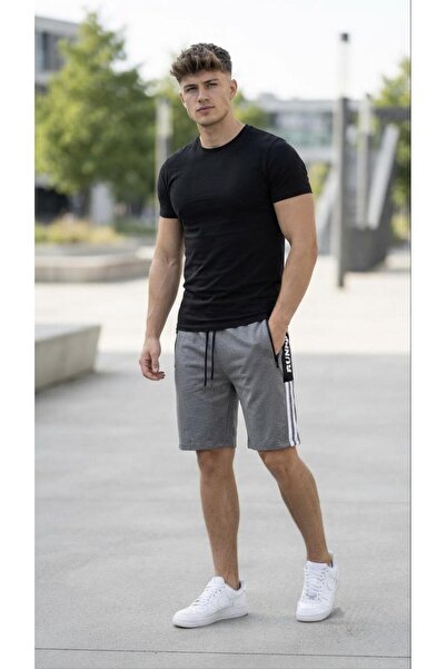MY SEA Ps-08 Men's Running Pockets Zipper Short Sports Shorts