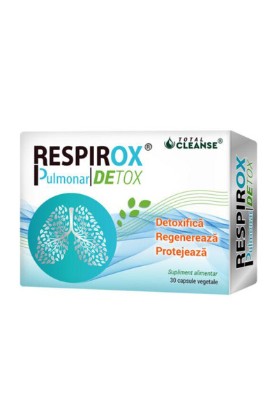 Cosmo Pharm Respirox Pulmonar Detox Total Cleanse Cosmo Pharm, 30 capsule