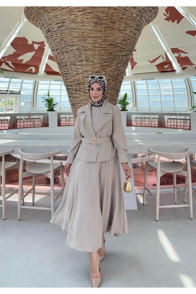 İLGEN FASHİON Helen Yelekli Elbise