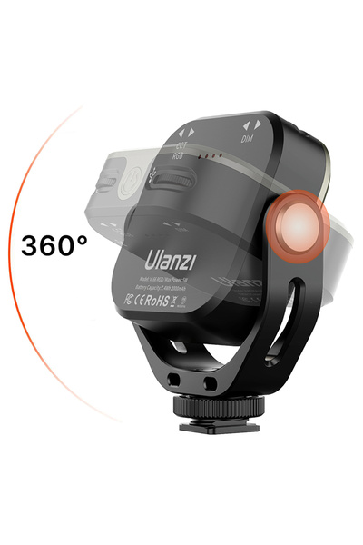 ulanzi VL66 Lampă LED RGB Rotativă 360 de grade pentru Iluminare Video și Fot...