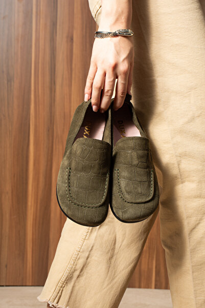 DUXAL SHOES حذاء هاريسون الفاخر المصنوع من الجلد السويدي الأصلي بنعل مرن ومري...