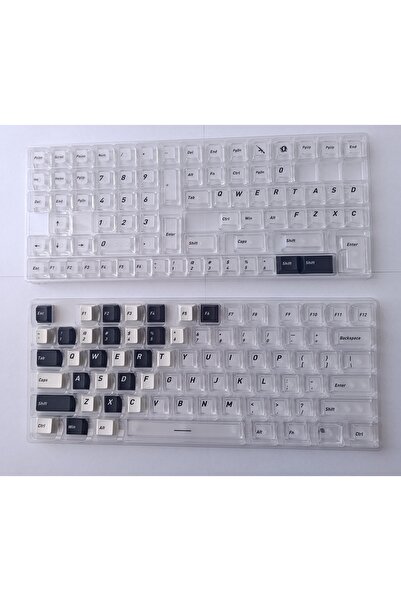 Leaven MEKANİK KLAVYE KEYCAP - RGB 118 TUŞLU ŞEFFAF TUŞ TAKIMI
