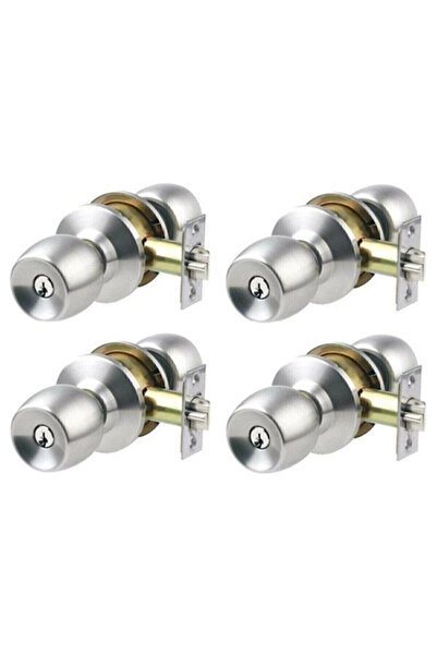 Generic Brand Knob Door Lock Handle American Gray Satin Room Lock Lever Hotel...