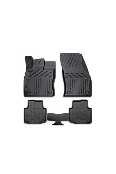 DELUXETUNING Set covorase auto cauciuc Skoda Superb 3 III 2015-2023, forma ta...