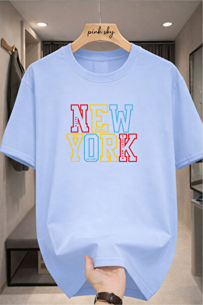 Pink Sky Premium Oversize T-Shirt 100% Cotton Unisex Comfortable Fit Trending...