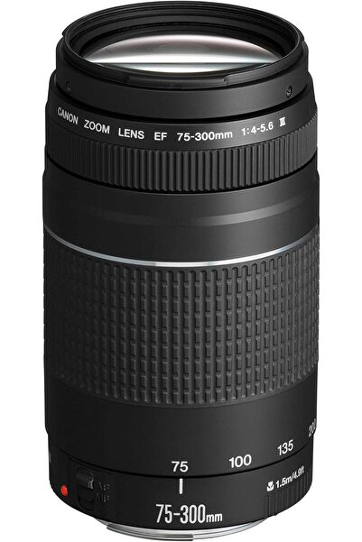 Canon Pr Canon telephoto lens EF 75-300mm F4.0-5.6 III for EOS (58mm filter t...