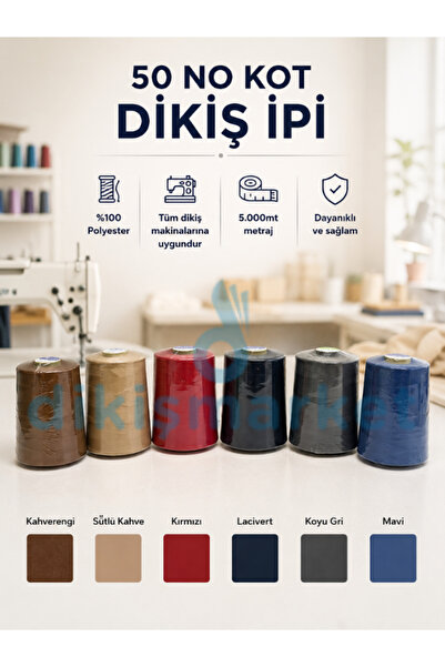 dm dikişmarket Dikiş makinaları için 50 No / Kot