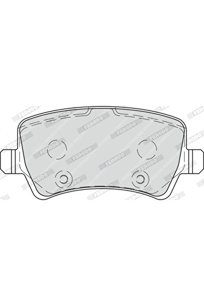 FERODO Set Placute Frana Frana Disc Land Rover Freelander 2/Range Rover Evoqu...