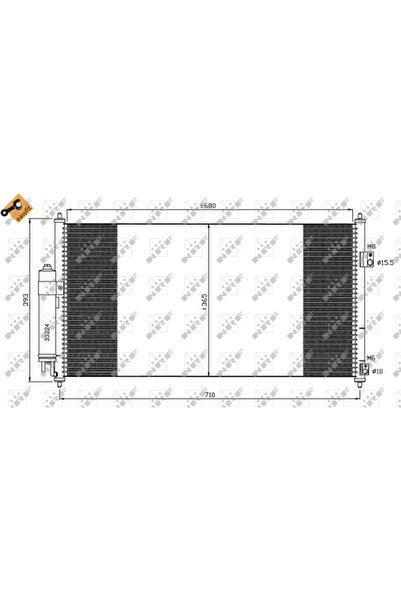NRF Condensator Climatizare Nissan 10-Trail 1 2001-2013