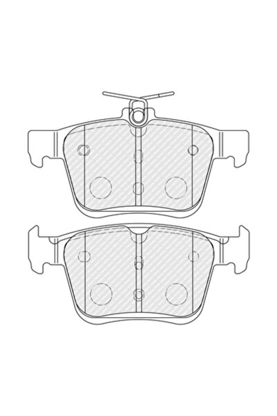 FERODO Set Placute Frana Frana Disc Audi A3 Seat Leon 2012-2021