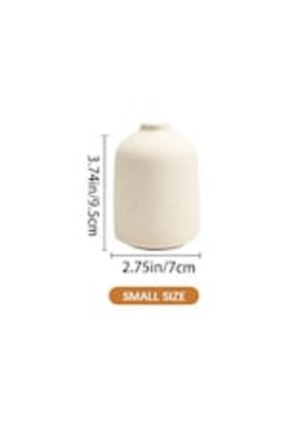 OEM Vaza alba, decor modern minimalist, 9.5cm x 7cm