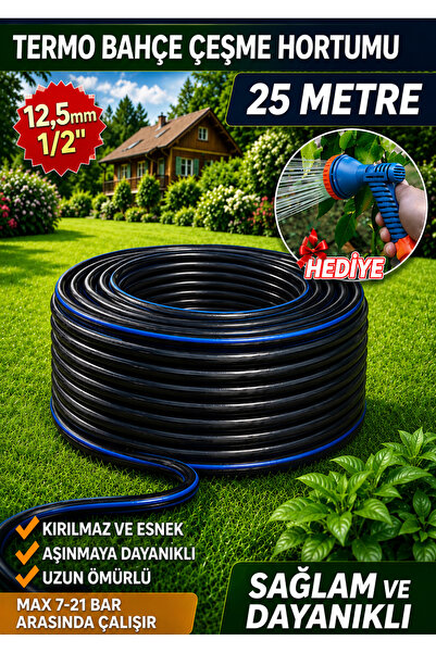 ATS THERMO KAUÇUK 3 Katlı 25 metre “BAŞLIK HEDİYELİ “