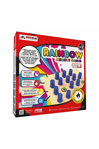 Redka Rainbow Memory Game Ages 3+