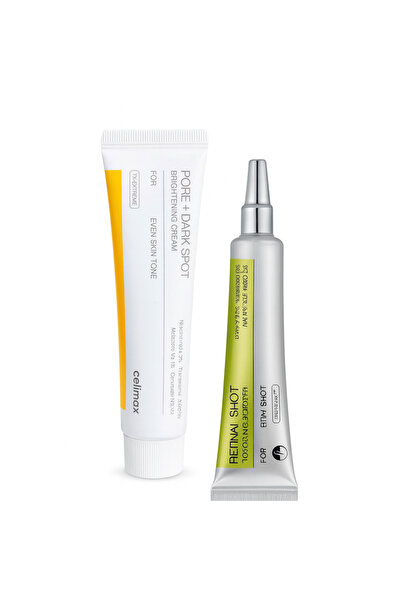 REDUCE Pachet iluminare ten - Cremă niacinamide + Ser retinol, hidratare și s...