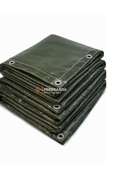 PERBRANDA Polyester Branda 3×3 m - 650gr m2 – Su Geçirmez, UV Dayanımlı, Kuş ...