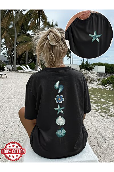 puolikuu Unisex Comfortable Fit Tshrit Printed Tshirt