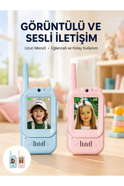 shopwave Uzun Menzilli Video Walkie Talkie Eğitici Ve Eğlenceli Oyuncak