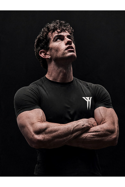 Yokedwear yy Kompresijska majica za muškarce/žene | Sportska majica