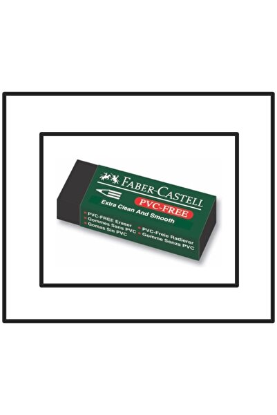Faber Castell Black Eraser 7089/30 - 6 Pieces