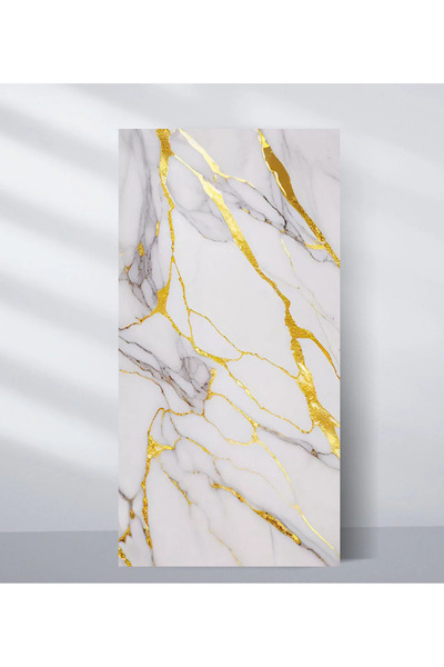 TUTKUNLAR PANEL Pvc Duvar Paneli Uv Mermer Desen Dekoratif Duvar Kaplama Suya...