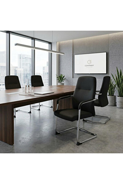 BEC13 Fixed Desk Chair with Ergonomic Design