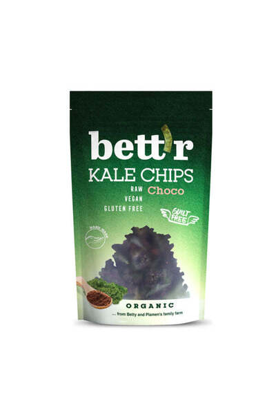 BETTR Chipsuri Bio Kale cu Ciocolată și Migdale Bett’r 30 g