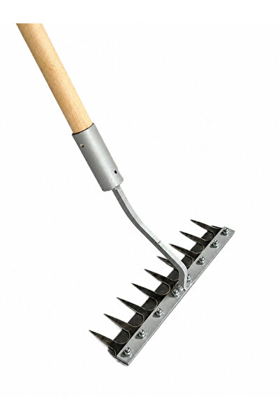 Devribell Azman Timsah Çapa 30 cm Tırmıklı Ot Kesme ve Toplama El Çapası Saplı