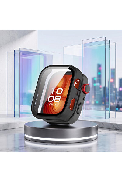bbtech Huawei Watch Fit 5 Pro Compatible Pc Hard Case Built-In Glass Screen P...