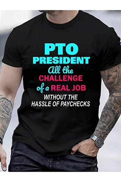 KYMC07 تي شيرت قطني 100% بتصميم PTO بعبارات مضحكة، فكرة لتقدير المتطوعين، للر...