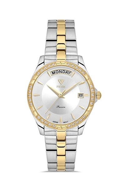 Fiesta F2704L Women's Wristwatch with Steel Strap