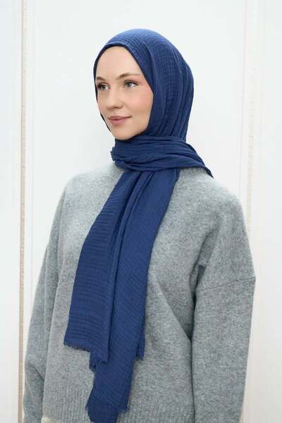 Deserto Fashion Müslin Şal Düz Renk