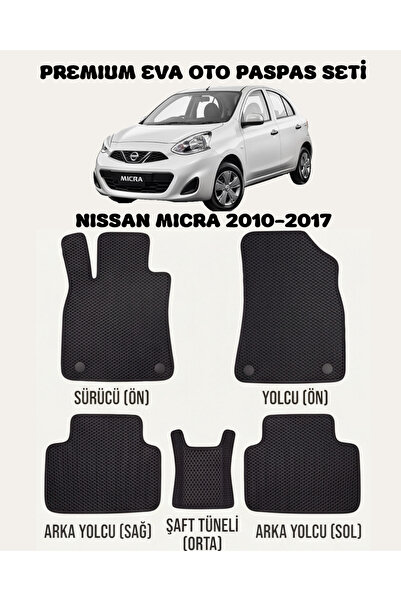 FEYZA OTO NİSSAN MİCRA SERİSİ 2010 - 2017 ARASI ARACA ÖZEL EVA PASPAS TAKIMI ...