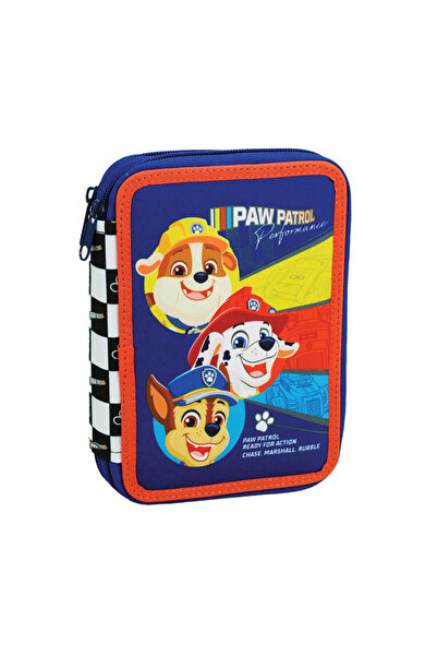 PAW PATROL Patrula Cățelușilor Racing penar cu două etaje, echipat
