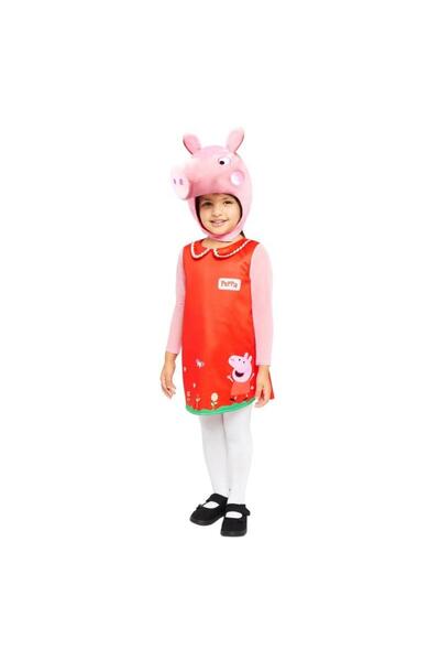 Peppa Pig Costum Plush Head Copii , 4-6 ani