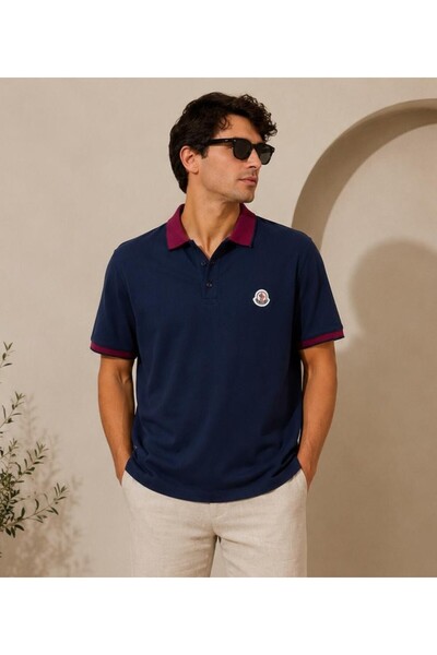 NECO GİYİM Men's Slim Fit Sports Polo Collar T-Shirt