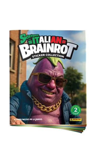 Panini Ski Fiddle Italian Brainrot Colecție de Stickere - Album de Colecție