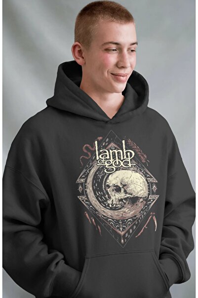 SEVBANO Lamb Of God Ροκ Μέταλ Μουσικό Συγκρότημα Προεκτυπωμένο Unisex Oversiz...