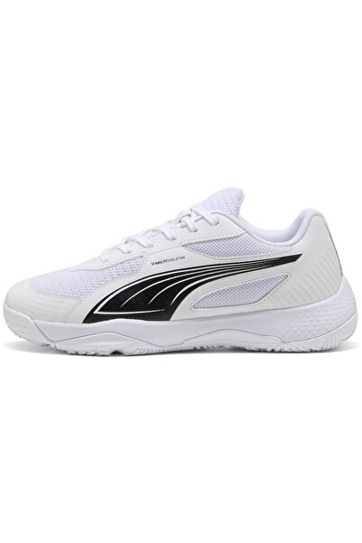 Puma Ghete de fotbal Solarflash III Jr Team, Albe, Copii