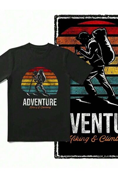 4CR تي شيرت Coolmind YA008 100% Adventure Print T كبير الحجم برسومات حصرية را...