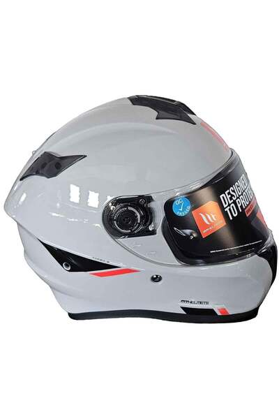MT Targo S Solid A12 Parlak Kapalı Kask