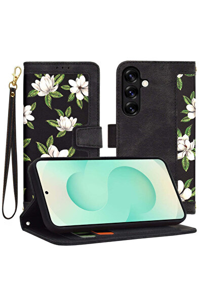 Techsuit Husă pentru Samsung Galaxy S25 Plus - Techsuit FlipCraft - Flori ale...