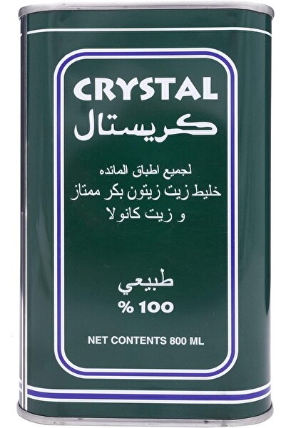 CRYSTAL زيت الزيتون البكر الممتاز مع زيت الكانولا 15×800 مل.